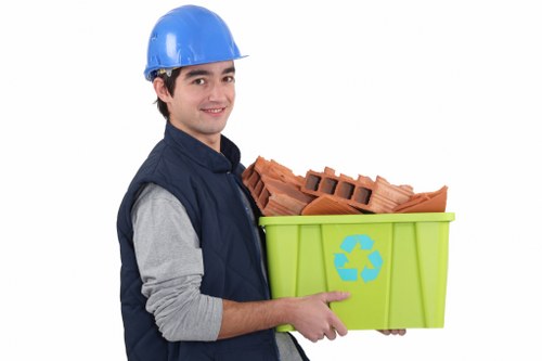 Professional team performing office clearance in Manor Park