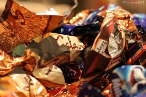 Final site inspection by an insured rubbish clearance crew